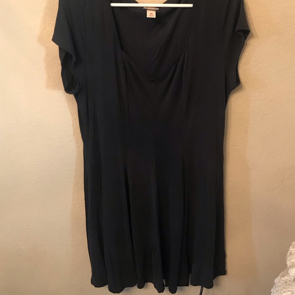 flowy grey dress